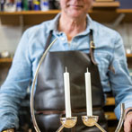 Brett Payne in his workshop 2018